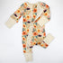 Organic Cotton Baby Pajamas 2-Way Zip Front Zipper Sleeper, Lilly Organic Earthy Clothing